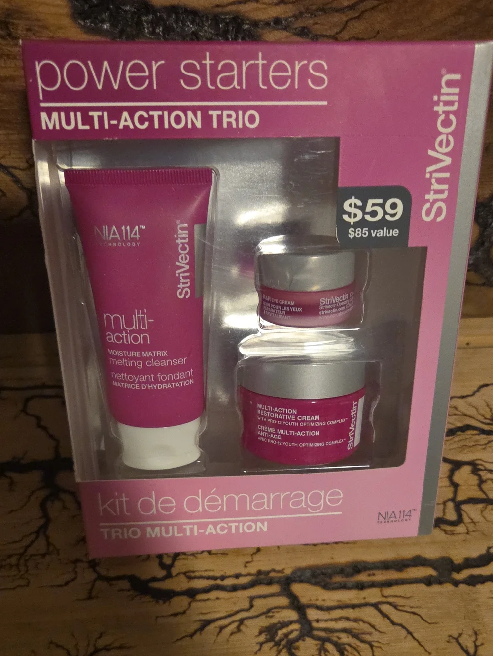 StriVectin Multi-Action Trio Starter Set - Bright Pink Packaging